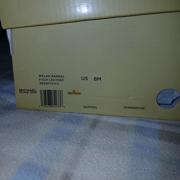 Michael Kors Yellow Women's Sandals - Picture 4 of 6